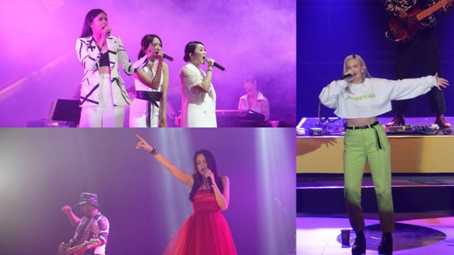 Kahitsna, NEV dan Sophia Latjuba, Anne Marie (Foto: Nugroho Sejati/kumparan)