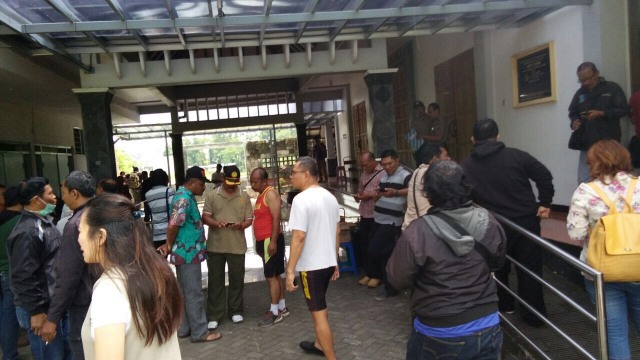 Suasana Gereja Bedog usai penyerangan (Foto: Haris Erdyanto)