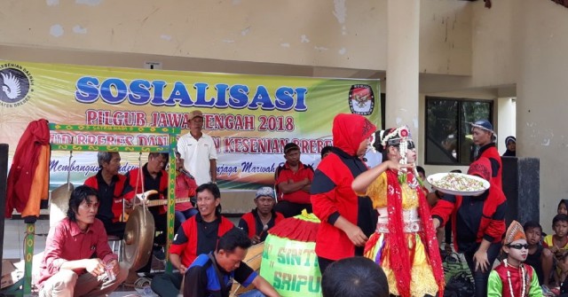 KPU Brebes Gunakan Tari Sintren untuk Sosialisasi Pilgub Jateng (2)