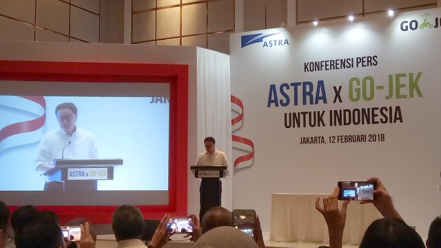 Astra bekerja sama dengan Go-Jek. (Foto: Resya Firmansyah/kumparan)