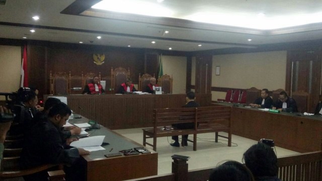 Sidang tuntutan Rochmadi Saptogiri. (Foto: Aprilandika Hendra Pratama/kumparan)