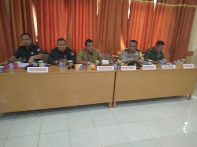 138 Personil Polres Banyuasin Giat Pengamanan Penetapan Paslon Bupati di KPU Banyuasin (1)