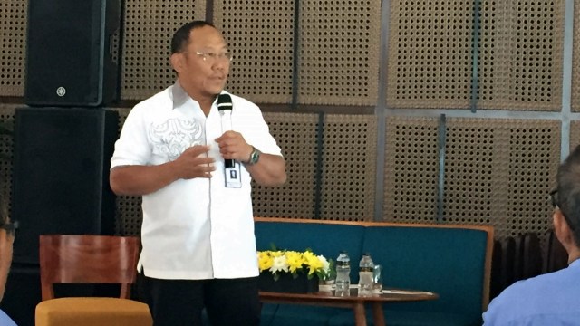 Dirut Krakatau Steel Group, Mas Wigrantoro. (Foto: Siti Maghfirah/kumparan)