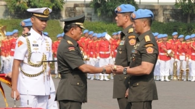 Serah Terima Jabatan Komandan Paspampres (Foto: Dok. TNI)