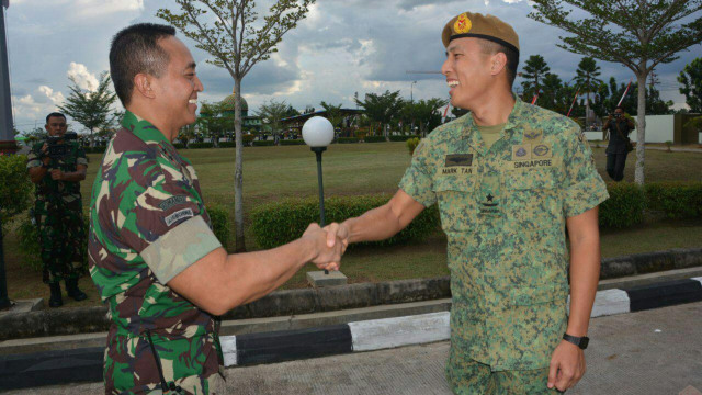 Panglima Divisi 21 AD Singapura Kunjungi Kodam XII (Foto: Dok. TNI)
