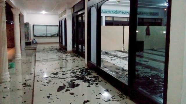 Perusakan masjid oleh oknum di Tuban. (Foto: dok. Istimewa)