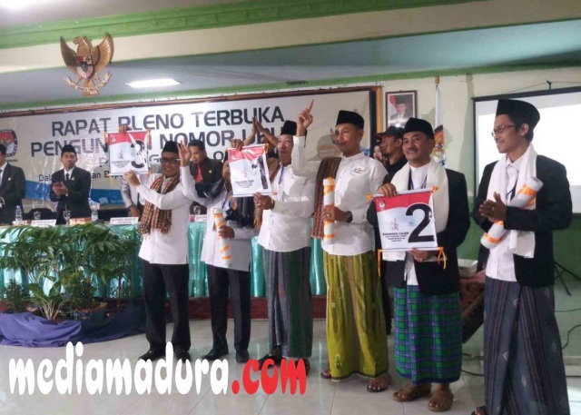 Ini Nomor Urut Paslon Cabup-Cawabup di Pilkada Sampang