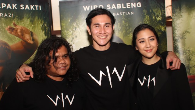 Fariz Alfarazi, Vino G Bastian dan Sherina Munaf. (Foto: Munady Widjaja)
