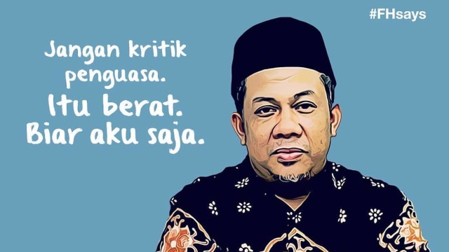 Fahri Hamzah. (Foto: Instagram/@fahrihamzah)