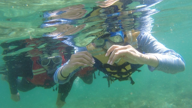 Menjelajahi dan Menikmati Permainan di Bangsring Underwater (2)