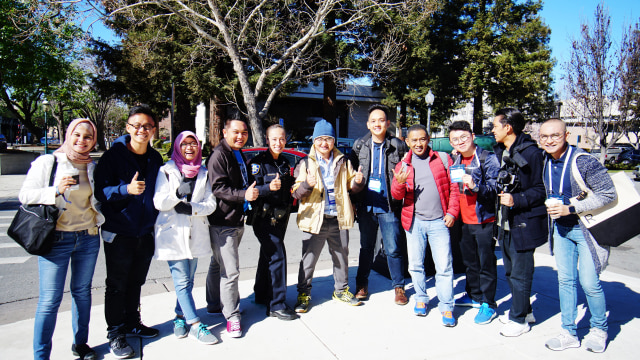 Deretan pemenang The NextDev 2017 di San Fransisco (Foto: Aditya Panji/kumparan)