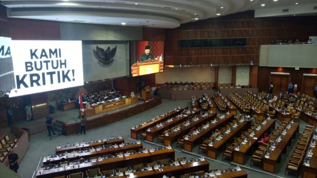 Sidang paripurna penutupan sidang. (Foto: Fahrian Saleh/kumparan)