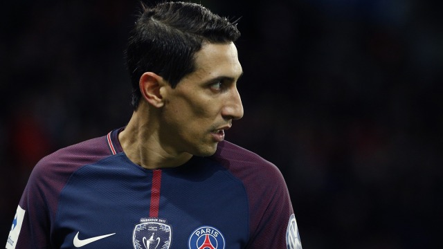 Pemain sayap PSG, Angel Di Maria. (Foto: GEOFFROY VAN DER HASSELT/AFP)