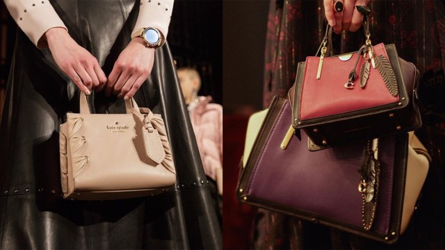 Tas NYFW 2018 (Foto: dok. Instagram @katespadeny & @coach)