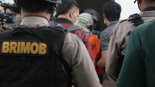 Tersangka terorisme Aman Abdurrahman kelompok JAD. (Foto: Garin Gustavian Irawan/kumparan)