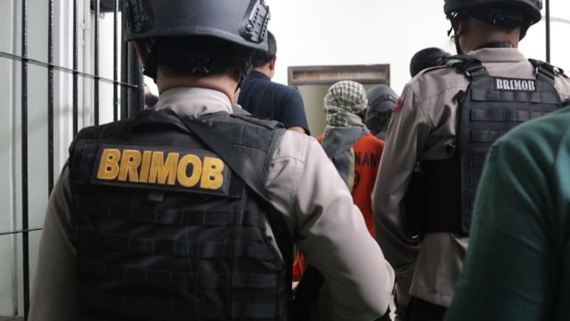 Tersangka terorisme Aman Abdurrahman kelompok JAD. (Foto: Garin Gustavian Irawan/kumparan)