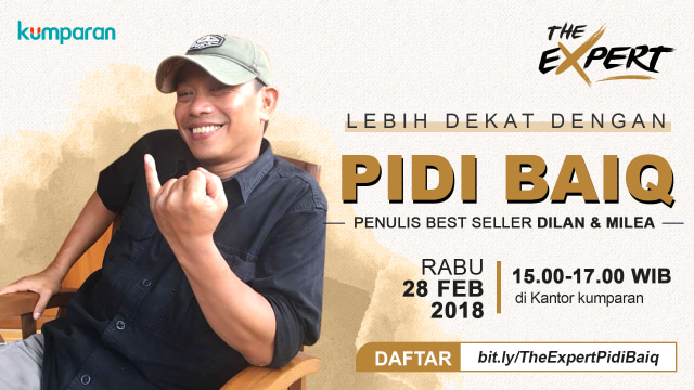 The Expert: Lebih Dekat Dengan Pidi Baiq. (Foto: Satrio Herlambang/kumparan)