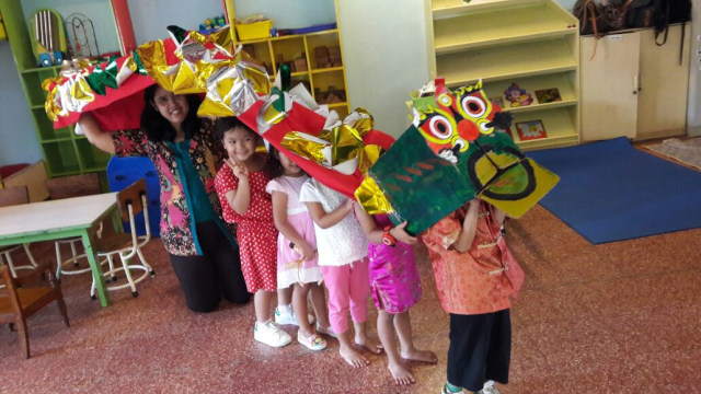 Murid belajar budaya Tionghoa di Sekolah Kembang (Foto: Dok. Sekolah Kembang)