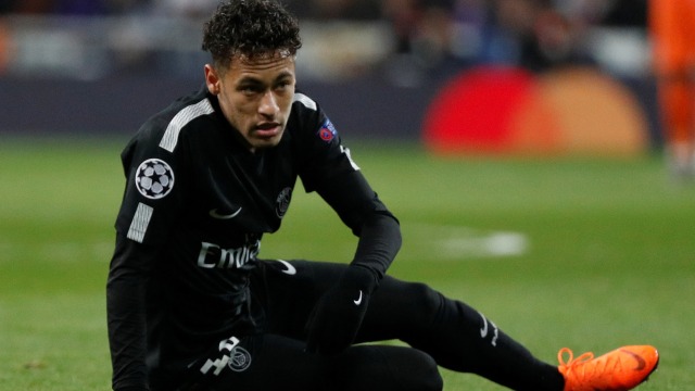 Neymar pada laga vs Madrid Foto: REUTERS/Paul Hanna