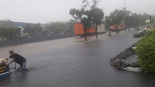 Banjir di Pulo Gadung, Jakarta Timur. (Foto: dok. Hary T Djatmiko/BMKG)
