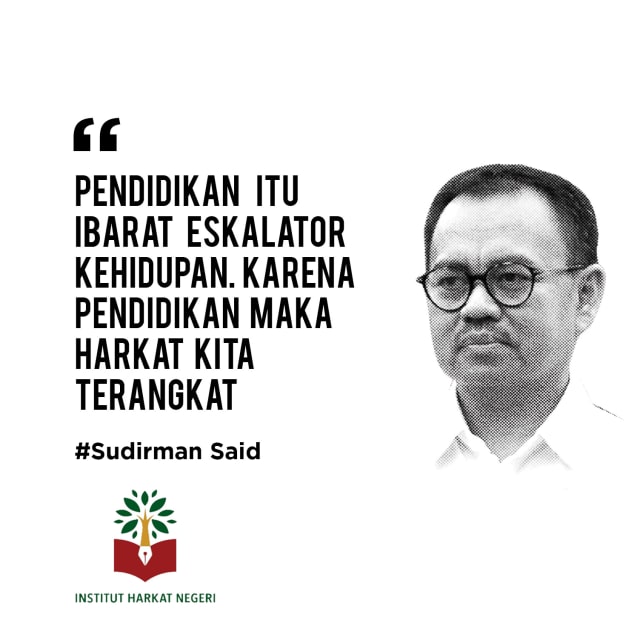 MIRIS PERHATIAN PADA GURU BELUM LAYAK, SUDIRMAN SAID INGIN DUNIA PENDIDIKAN JADI PRIORITAS