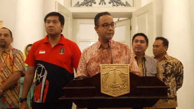 Anies Baswedan dan Maruarar Sirait (Foto: Nabilla Fatiara/kumparan)