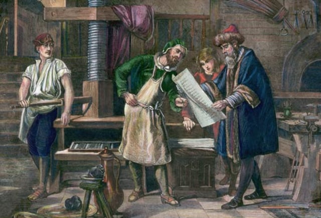 Johann Gutenberg dan Penemuan Alat Cetak Modern