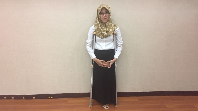 Nani, gadis yang pernah mengidap kanker tulang (Foto: Paulina Herasmaranindar/kumparan)