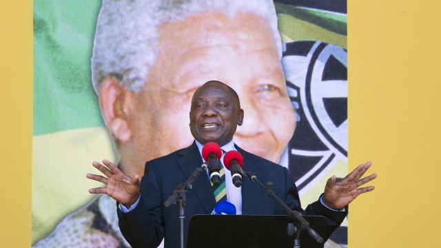 Cyril Ramaphosa (Foto: RODGER BOSCH / AFP)