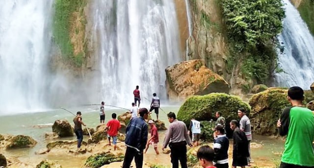 Korban Kelima ! Curug Cikaso Sukabumi Sering Renggut Nyawa Pengunjung