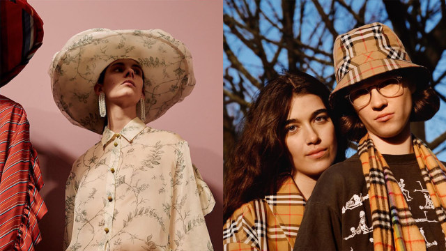 London Fashion Week (Foto: dok. Instagram @mulberryengland dan @burberry)