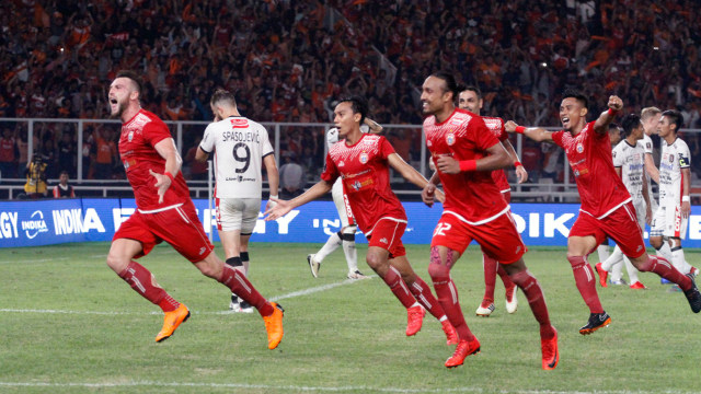 Selebrasi Marko Simic (Foto: Dok. Media Persija)
