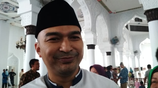 David Chalik di pernikahan Tommy Kurniawan. (Foto: Zuhri Noviandi/kumparan)