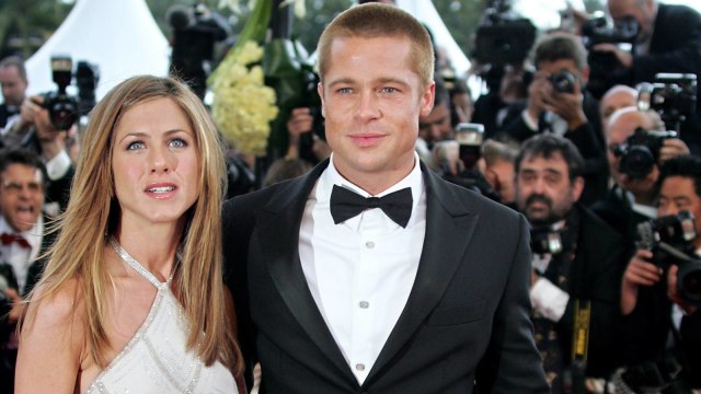 Brad Pitt & Jennifer Aniston. (Foto: AFP/Francois Guillot)