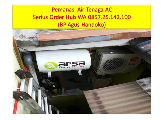 WA 085725142100, Pemanas Air Tenaga Panas AC, Water Heater tenaga AC