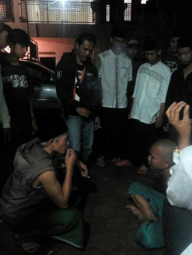 Warga gangguan jiwa di Polsek Cililin (Foto:  Dok. Polres Cimahi)