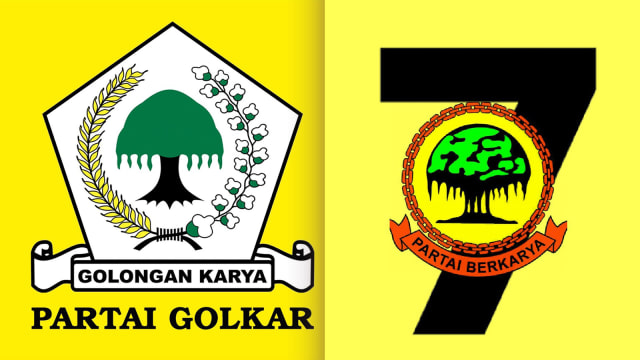 Partai Golkar dan Partai Berkarya (Foto: Twitter @MMisbakhun, Instagram @gunturpurnomoaji)
