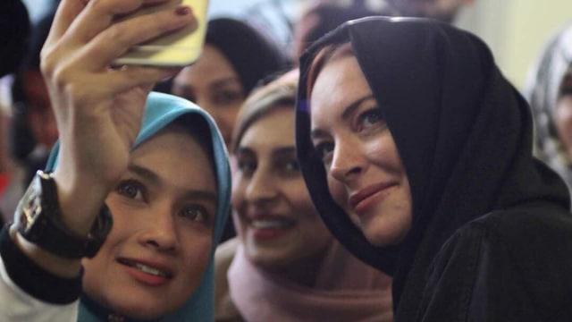 Lindsay Lohan. (Foto: Instagram @aidijuma)