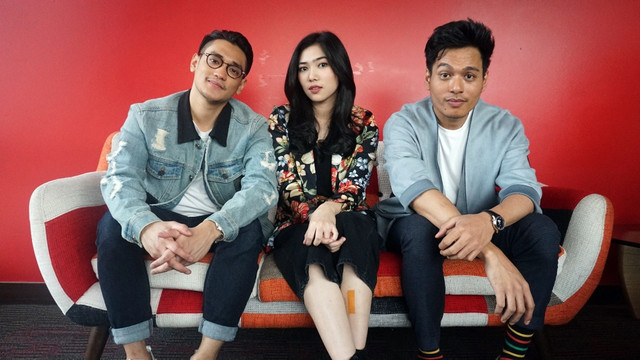 Afgan, Isyana Sarasvati dan Rendy Pandugo. (Foto: Garin Gustavian Irawan/kumparan)