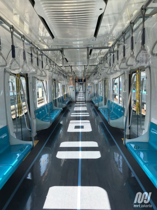 Uji coba kereta MRT Jakarta di Jepang. (Foto: Dok. PT MRT Jakarta)