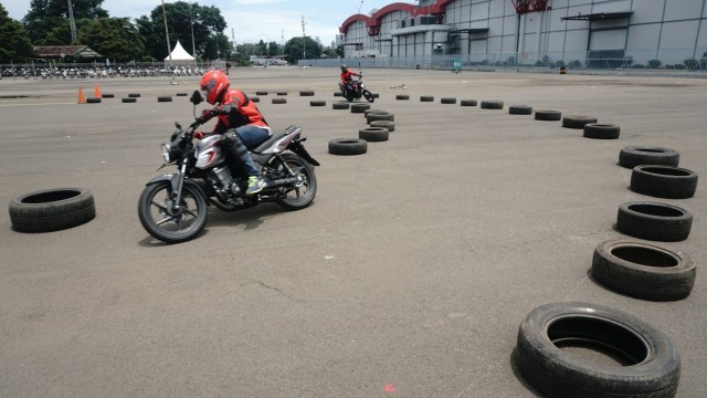 Test ride all New Honda CB 150 Verza. (Foto: Helmi Afandi Abdullah/kumparan)
