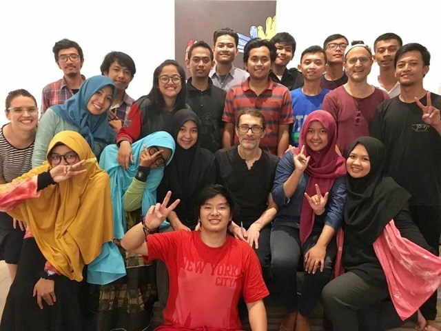 Difabel Pengajar Bahasa Indonesia (Foto: Dok. Deaf Art Community)