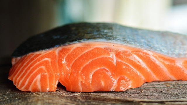 Lemak ikan salmon (Foto: Pixabay)