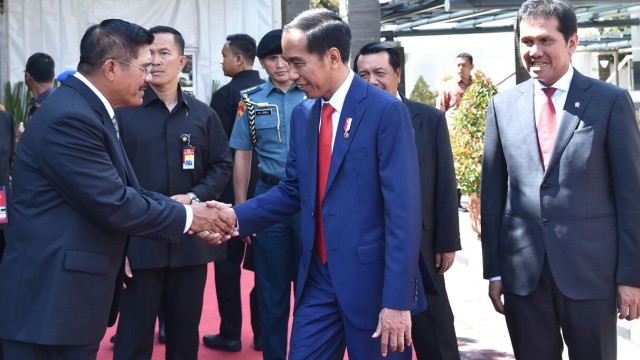 Jokowi di pengarahan calon hakim MA (Foto: Dok. Biro Pers Setpres)