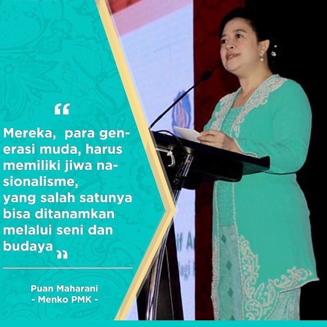 JLEBBB... PUAN MAHARANI TEGASKAN MEMBANGUN MANUSIA BEDA DENGAN BANGUN GEDUNG