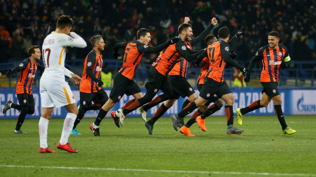Shakhtar Donetsk vs AS Roma (Foto: Gleb Garanich/Reuters)