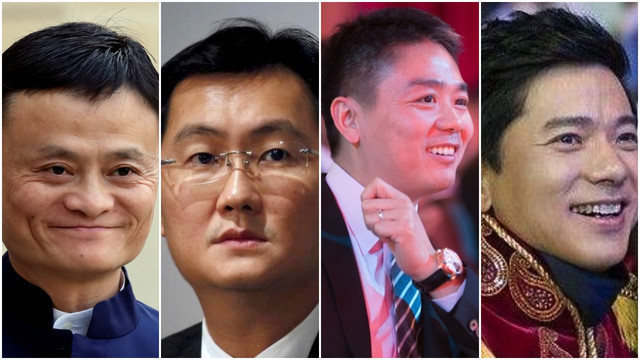 4 bos teknologi China. (Foto: Berbagai Sumber)