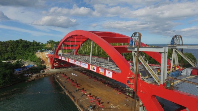 Jembatan Holtekamp Jayapura. (Foto: Dok. PTPP)