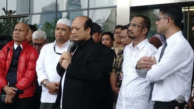 Novel Baswedan di gedung KPK. (Foto: Helmi Afandi/kumparan)