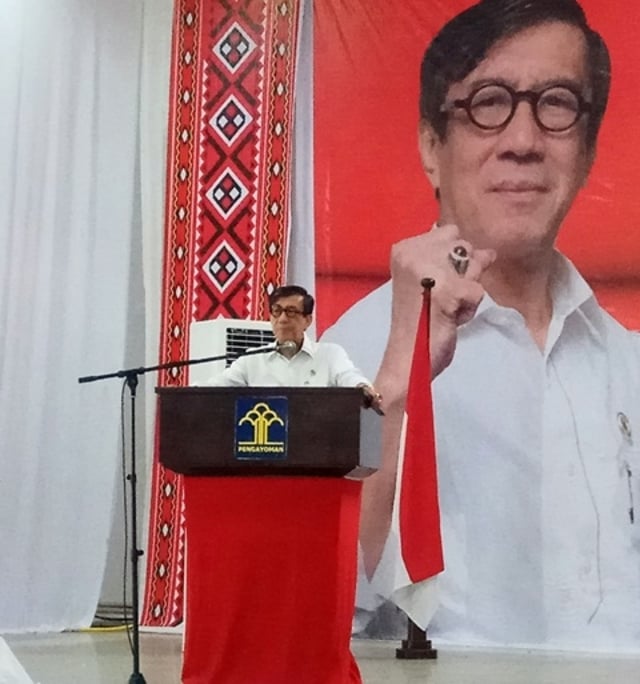 Yasonna Minta Kemenkumham Sumut Tetap Jaga Integritas